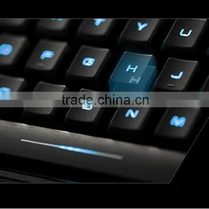 Hot Wired Colorful LED Backlight Mechanical Portable Gaming Keyboard thumbnail-4