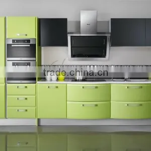 Lacquer and Veneer Modern Kitchen Cabinet 11X158 thumbnail-1