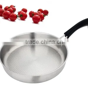 Hot Sale Stainless Steel Multi Skillet Induction Frying Pan Wall Clock thumbnail-2