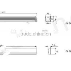 New Design RGBW LED Wall Washer Addressable DMX RGB LED Wall Washer Wireless Control thumbnail-6