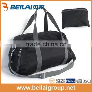 2016 Plain Folding Travel Bag Lightweight Duffel Bag for Gym thumbnail-1