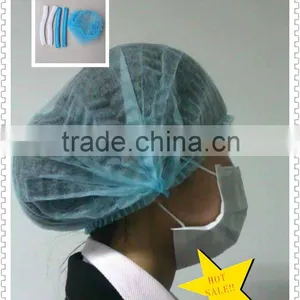 21" PP Non Woven Disposable Single Elastic Mop Cap thumbnail-1