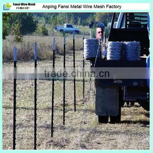 1.25lbs Studded Waterproof Pvc Coated Waterproof t Post for Fixing Plants thumbnail-1