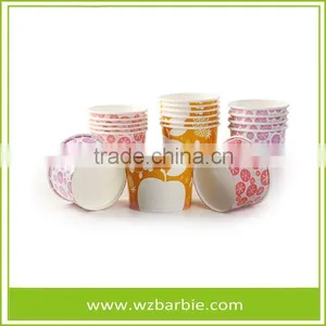 Recyled Ice Cream Paper Cup/Bowl For Ice Cream With Custom Logo Printed thumbnail-5