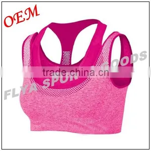 Women Fitness Sports Wear Dry Fit Ladies Gym Bra Custom thumbnail-1