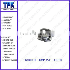 EK100 OIL PUMP 15110-E0130 thumbnail-1