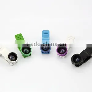 Mobile Phone Accessories One Step Clip-on Camera Lens 0.65x Wide Angle Lens 15x Macro Lens thumbnail-4