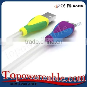 Wholesale Phone Accessories Led Light Usb 2.0 Data Transfer Cables Wires thumbnail-4