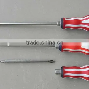 Good Quality Red White Handle 2-in-1 Changeable Screwdriver thumbnail-1