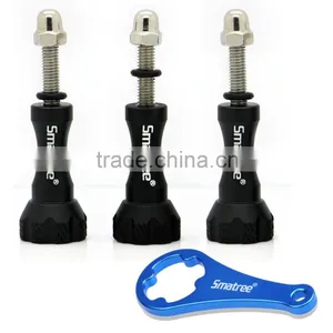 Smatree Brand New Gopros All Aluminum Long Screw With Wrench Spanner for Gopros Hero4 3+ 3 2 Action Sport Camera thumbnail-1