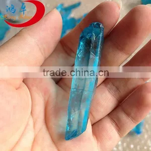 Healing Clear Blue Aura Quartz Point thumbnail-1