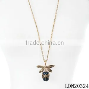 Gold Filled Dragonfly Charm Necklaces thumbnail-2