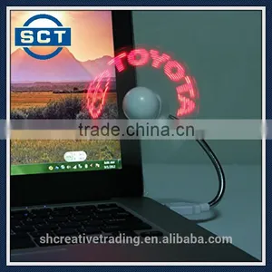 5v ABS PVC Metal Material USB LED Fan thumbnail-1