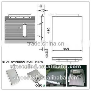 2016 New Wholesale 135LM/W 120W Retrofit Gas Station LED Canopy Lights With CE ROHS PSE thumbnail-4