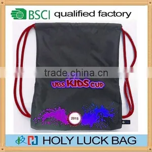 Oxford Drawstring Recycled Bag Backpack Wholesale Gym Rucksack thumbnail-4