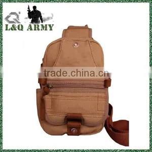 Men's Vintage Canvas Leather Sling Bag thumbnail-1