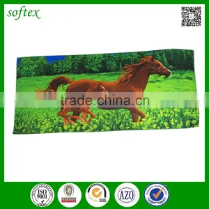 2016 Hot Design Custom Animal Print Microfiber Beach Towel Wholesale thumbnail-4