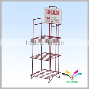 Out Door Stand Metal Newspaper Stand With Wheels thumbnail-2