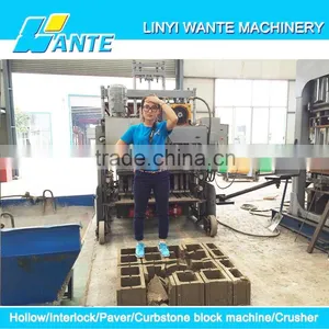 WANTE MACHINERY Small Concrete Brick Making Machine Price in India thumbnail-3