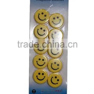 Smiling Face Cylindrical Magnetic Whiteboard Magnets thumbnail-2