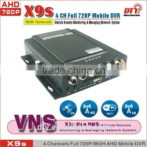4ch H.264 Ahd Bus Mobile Dvr Gps Mdvr Surveillance System Supports Gps Wifi 3g 4G |X9s thumbnail-1