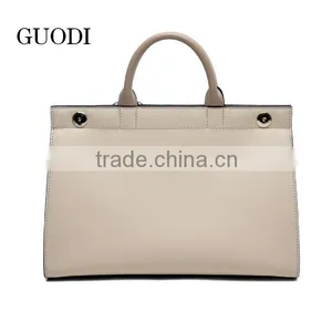 2015 Fashion Genunin Leather Handbag Tote Bag for Ladies thumbnail-1