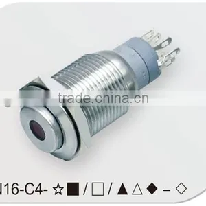 Dot Illuminated 16mm Push Button Switch thumbnail-1