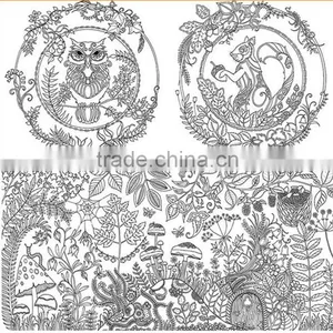 Wholesale An Inky Treasure Hunt and Enchanted Forest Coloring Book English Version Secret Garden Series thumbnail-5