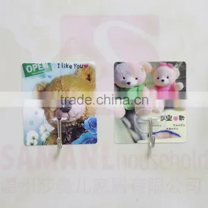 New Design Plastic Bear Removable Traceless Magic Hook thumbnail-1