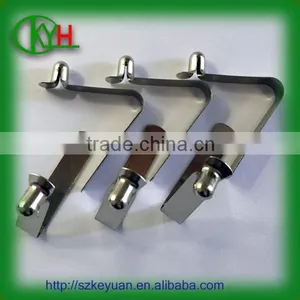 Custom Nickel Plated Steel u Shaped Small Flat Spring Clip thumbnail-4