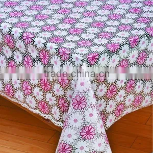 High Quality Unique Printed Skill Lace Pvc Decorative Table Covers thumbnail-1