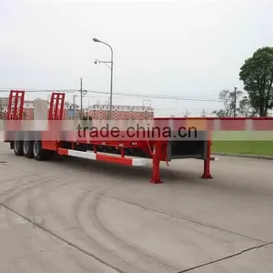 for Big Machine Semi Truck Trailer Hot Wheels Truck and Trailer 3 Axle Extentable Low Bed Trailer thumbnail-3