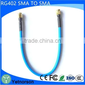 SMA Plug Connector Jumper Cable With RG402 Cable SMA Male R/A Solder for RG402 Cable Assembly thumbnail-4