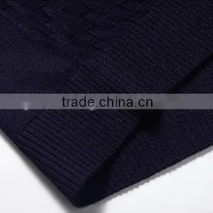 Mens Slim Contrast Color Breathable Pullover Sweater thumbnail-6