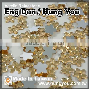 Bling Flower Shaped Flat Back Rhinestones for Nail Art thumbnail-4