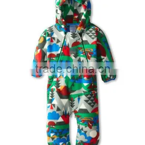 Kids Clothes Baby Boys Warm Winter Polar Fleece Romper For Wholesale thumbnail-2