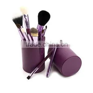 Professional 4 Colors New 12 Pcs Makeup Brush Cosmetic Make Up Brushes Set With Cup Holder Case Kit thumbnail-1