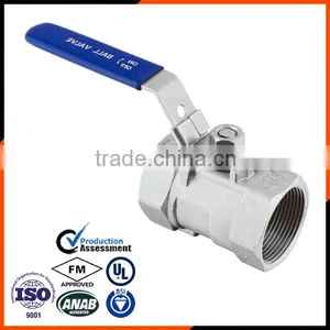 1pc Ball Valve Reduced Bore ,Threaded End ,1000WOG thumbnail-1