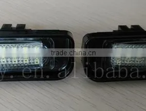 E-mark Super Brightness LED License Plate Lamp for W220 Led Number Plate Lights for Mercedes W220 S-CLASS 1999-2005 thumbnail-3