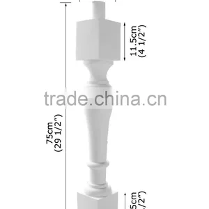 High Quality Good Price Beautiful New Modern Luxury Decorative Interior Polyurethane Balustrade thumbnail-6