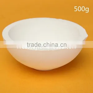 100g-2500g Melting Quartz Crucible Pot for Casting Metal thumbnail-3