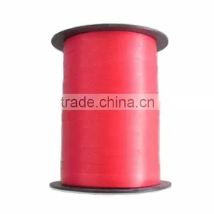 HOT SALE!500 Meters Red Matte Poly Curly Ribbon Spool thumbnail-1