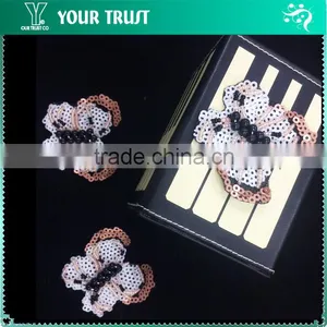 Decorative For Dress Sprakling Butterfly Sequin Applique Patch thumbnail-6