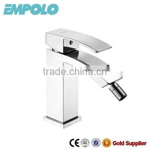 Square Chrome Brass Single Handle Bidet Faucet 68 5001 thumbnail-1