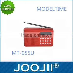 2016 HOT SELL PORTABLE FM RADIO WITH USB/TF PLAYER thumbnail-1