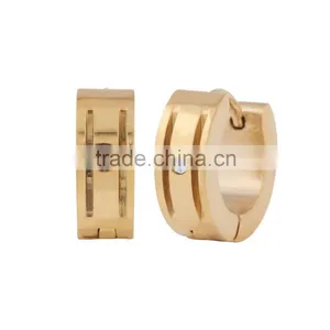 Good Price Various Style Fashion Unisex Stainless Steel Hoop Huggies Ear Stud Earring thumbnail-3
