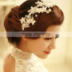 Flower Bridal Crystal Formal Wedding Headdress Headwear Hair Accessories thumbnail-2
