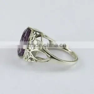 Off The Vine !! Amethyst 925 Sterling Silver Ring, Online Silver Jewelry, Silver Jewelry thumbnail-4
