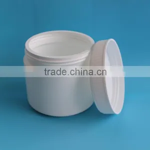 Workable Price Wholesale White PE Plastic Jar, 450ml 450g PE Cosmetic Jar thumbnail-3