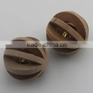 Wood Pet Voice Ball With Small Bell thumbnail-3